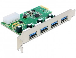 Con USB 3.0 - PCI-E Karte - 4 Port *DeLock*