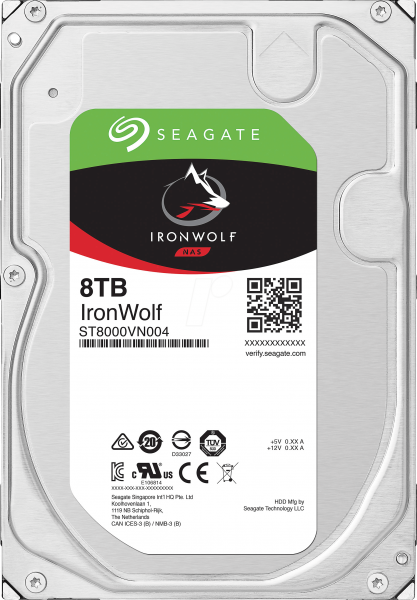 HDS 8TB Seagate IronWolf NAS *24/7*