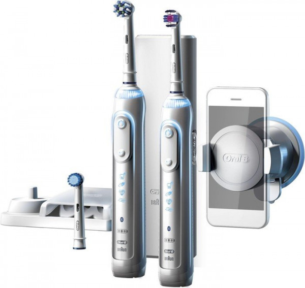 Braun Zahnbürste Oral-B Genius 8900 *weiß* + 2. Handstück