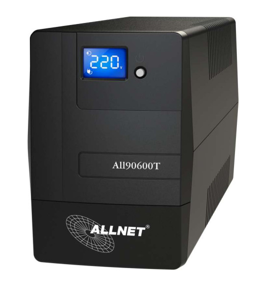 ALLNET USV 600VA Line-Interactive, USB, LCD-Display,