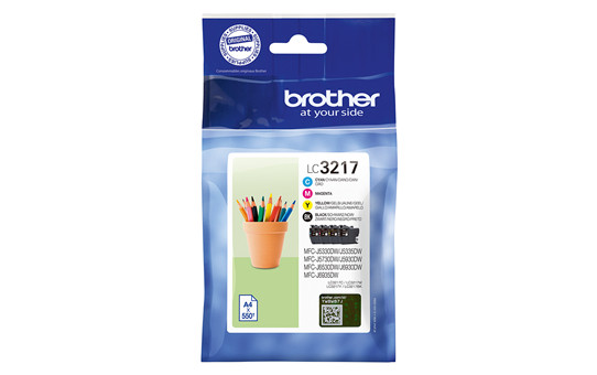 Brother Tinte LC-3217 Value 4-Pack *Schwarz, Gelb, Cyan, Magenta*