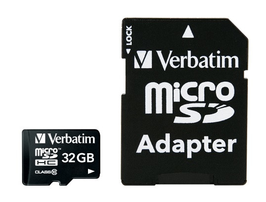 Flash SecureDigitalCard (microSD) 32GB - Verbatim Premium