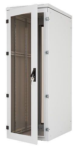 Triton 19"Schrank 32HE, B600/T1000, Lichtgrau, IP54, Dreipunktschließung,