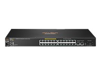 HP Switch 100Mbit, 24xTP, 1000Mbit, 2xTP/SFP, 2530-24-PoE+