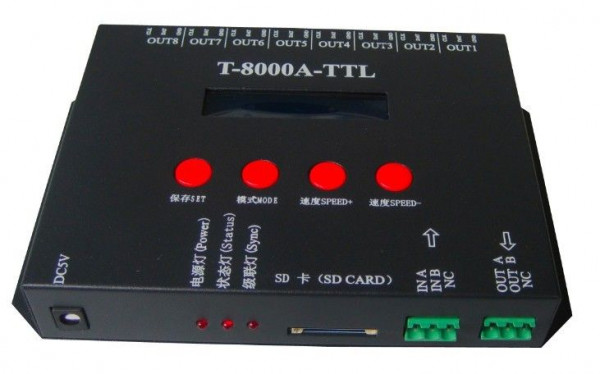 Synergy 21 LED pixel LED Controller T-8000A