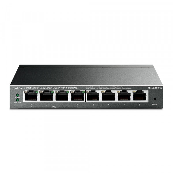 TP-Link - TL-SG108E - 8-Port Gigabit Easy Smart Switch