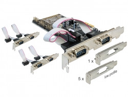 Delock PCI Express Karte > 6 x Seriell