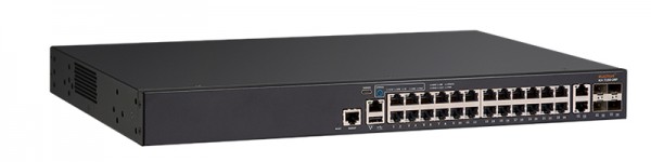 CommScope Ruckus Networks ICX 7150 Switch 24x 10/100/1000 PoE+ ports 370 Watt, 2x 1G RJ45 uplink-por