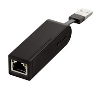 Adapter USB 2.0 => LAN TP(RJ45) 10/100Mbit *D-Link*