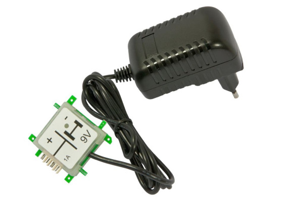 ALLNET Brick’R’knowledge Netzteiladapter 9V 1A Sicherung und Masse