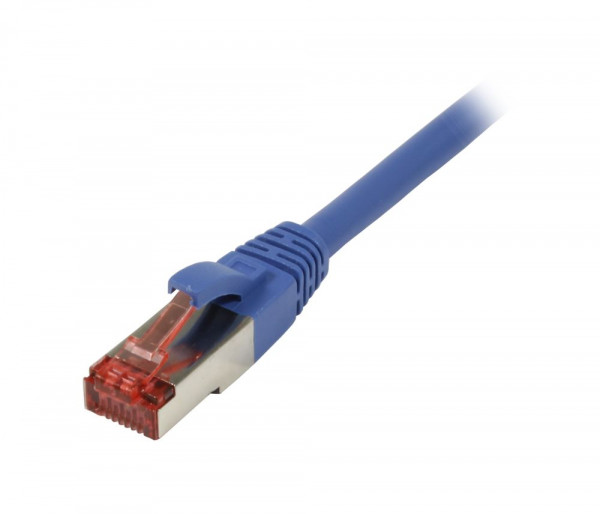 Patchkabel RJ45, CAT6 250Mhz, 1.5m blau, S-STP(S/FTP), LSZH, Synergy 21,