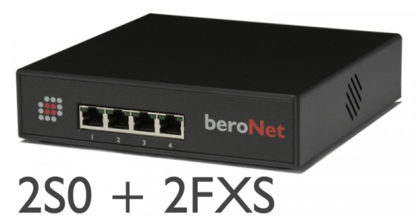 beroNet SB Gateway 2x S0 & 2x FXS