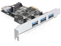 Con USB 3.0 - PCI-E Karte - 3 + 1 Port *DeLock*