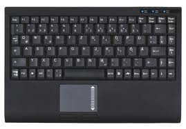 ALLNET 19"Schrank, zbh. Tastaturboden, zbh. Tastatur, USB, mit Touchpad, KeySonic,