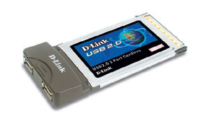 Con USB 2.0 - CardBus - 2 Port *D-Link*