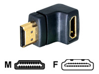 Delock VGA Adapter HDMI Bu > St 90°gewinkelt-unten