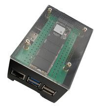 Rock Pi Aluminium Gehäuse ecoPI Starter, silber