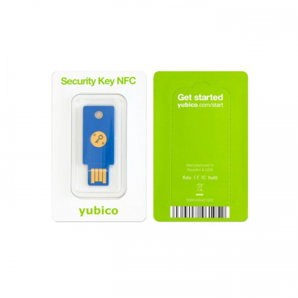 Yubico Security Key NFC - U2F und FIDO2 in Retailverpackung