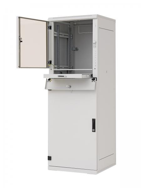 Triton 19"Schrank 37HE, B600/T 600, Lichtgrau, Industri IP20