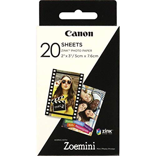 Canon Zoemini Zubehör - 20 Blatt Fotopapier