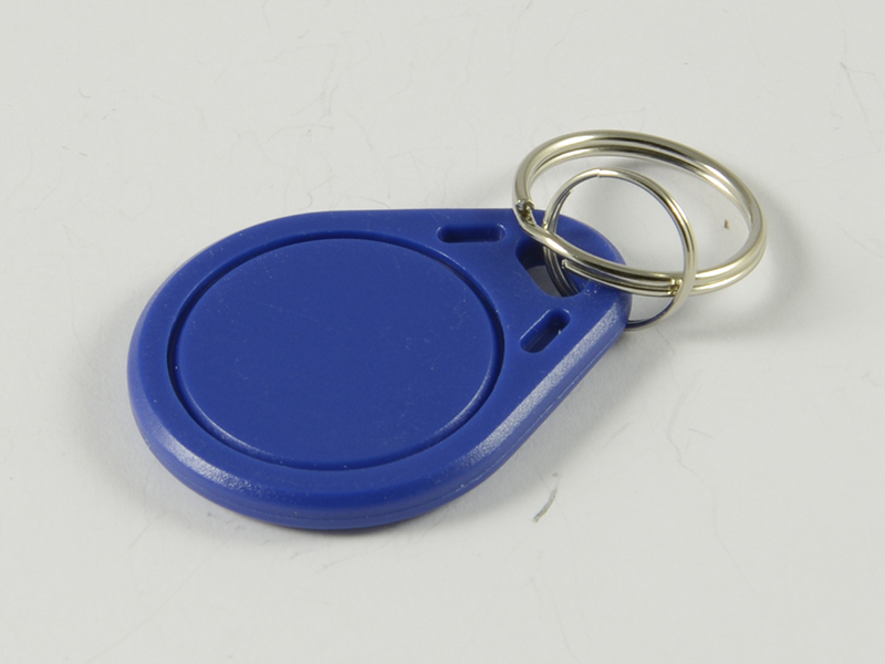 100 Stück RFID 125Khz Blau Schlüsselanhänger Transponder Zutrittskontrolle 