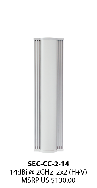 RF Elements Sector CARRIER CLASS 2GHz 14dBi MiMo 2x2 (H+V)