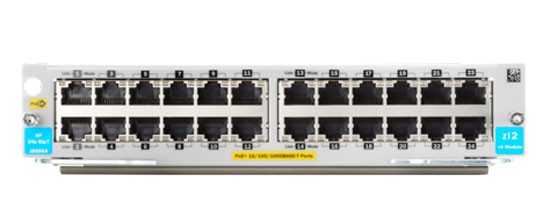 HP Switch Modul, ZL-Serie,10-1000Mbit 24xTP, POE+, v3 zl2, *RENEW*