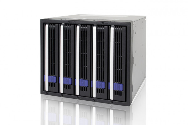 Mobile-Rack 8,9cm (3,5") SATA - 5-fach - ICY Dock *schwarz*