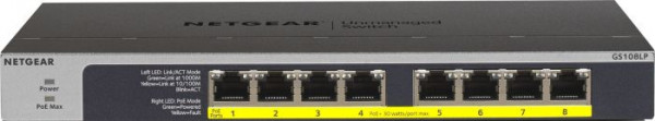 Netgear Switch 10/100/1000 8-Port PoE+