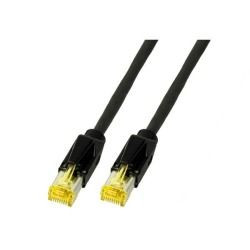 Patchkabel RJ45, CAT6A 500Mhz,15m, schwarz, S-STP(S/FTP), PUR(Außen/Outdoor/Industrie), AWG26, mit C