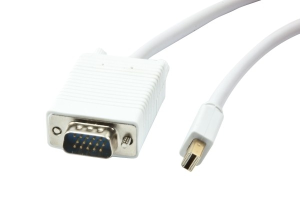 Kabel Video DisplayPort Mini 1.1 => VGA, ST/ST, 3m, Full HD 1920*1080@60hz, Synergy21,