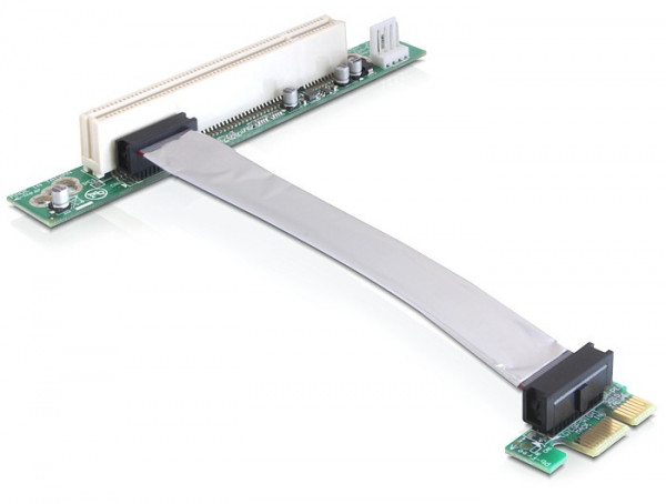 DeLock Riser Karte PCI-E x1 > PCI 32Bit Kabel 13cm