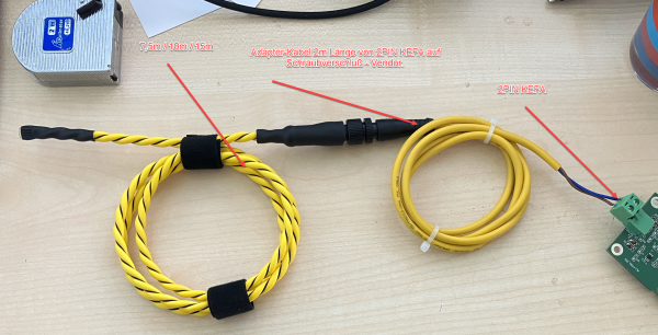 ALLNET MSR Sensor zbh. Leckage Kabel 7,5m + 2m Kabellänge