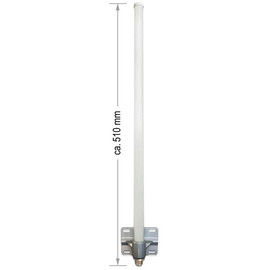 ALLNET Antenne 2,4 GHz 8dBi Omni outdoor N-Type-Female "ANT-24-1T1R-OMNI-8dbi"