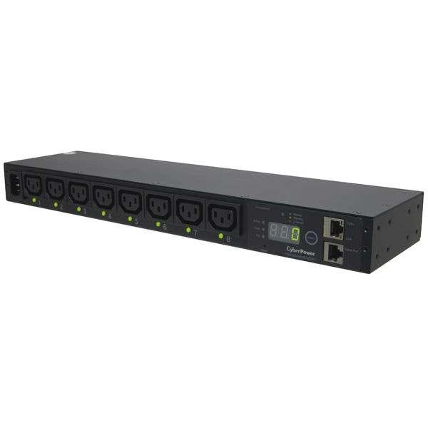 CyberPower PDU, Switched, 230V/10A, 1HE, 8xC13 Ausgang, 1xC14 Eingang,