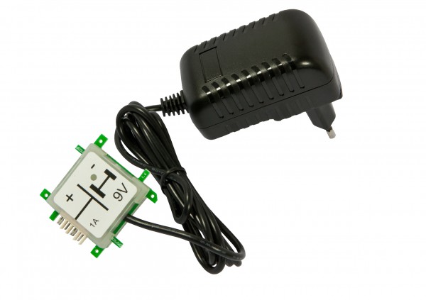 ALLNET Brick’R’knowledge Netzteiladapter 9V 1A Sicherung und Masse