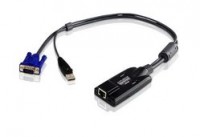 Aten KVM-Switch.zbh.Adapter Cable TP<->USB+VGA, mit Composite-Video-Unterstützung, Aten KVM-Switch.zbh.Adapter Cable TP<->USB+VGA, mit Composite-Video-Unterstützung,