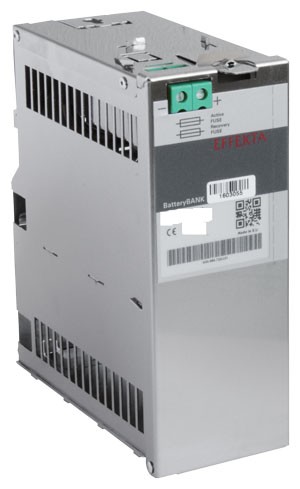 Effekta USV, AC/DC, 48V, zbh. Akkupack für HutSchienenmontage(DIN-Rail), DCB 48/3,2