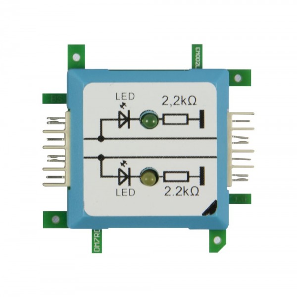 ALLNET Brick’R’knowledge LED dual auf Masse grün & gelb Signal durchverbunden