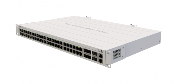 MikroTik Cloud Router Switch CRS354-48G-4S+2Q+RM, 48x Gigabit RJ45, 4x SFP+ 10G, 2x QSFP+ 40G, Rackm