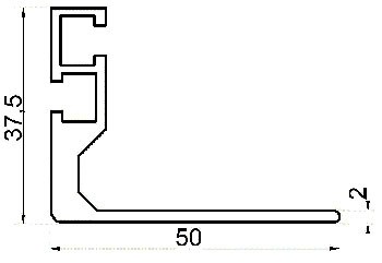 Knürr Schrank kzub/Smaract, L-Schiene, T 660, L=628mm, Paarweis