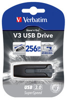 USB Stick 256GB USB 3.0 Verbatim Store ’n’ Go V3