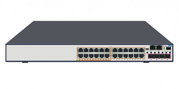 ZTE Switch Stackable Layer 3 PoE 24x Gigabit RJ45 + 4x Combo 1GB SFP/10GB SFP+ slot und 2x Netzteil