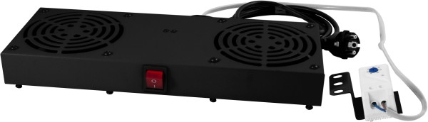 ALLNET 19"Wandgehäuse, zbh. Lüftereinheit, Schwarz, für SMB/SMC-Serie,