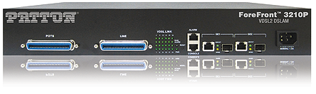 Patton 3210 ForeFront 24 port VDSL2 IP DSLAM, POTS, 1.5U