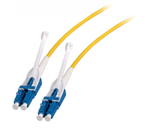 LWL-2-Faser-Patchk. 0,5mtr.LC-LC, 9/125um, OS2, Uniboot, AD=3mm;