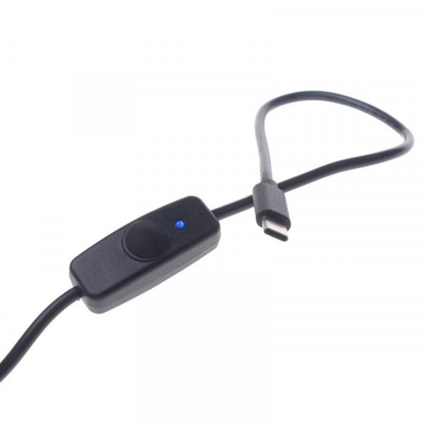 Rock Pi zbh. USB-A auf USB-C Strom-/Datenkabel mit Schalter