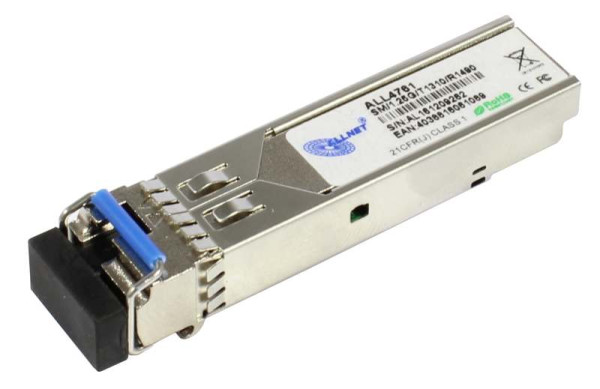 ALLNET Switch Modul ALL4761 SFP(Mini-GBIC), 1000Mbit, WDM(Bidi)/LC, Tx1310nm/Rx1490nm, 9u, 20Km, Sin