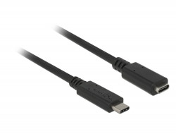 Kabel USB 3.1 C (St) => C (Bu) 1,5m *DeLock*