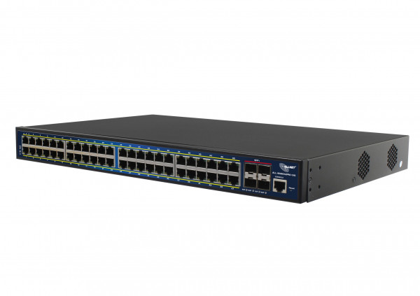 ALLNET Switch full managed 52 Port Gigabit 400W / 48x PoE+ / 4x SFP+ 10G / 19" / "ALL-SG8652PM-10G"